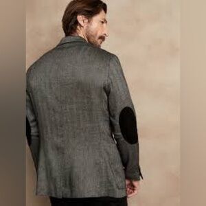 BANANA REPUBLIC ITALIAN HERRINGBONE BLAZER